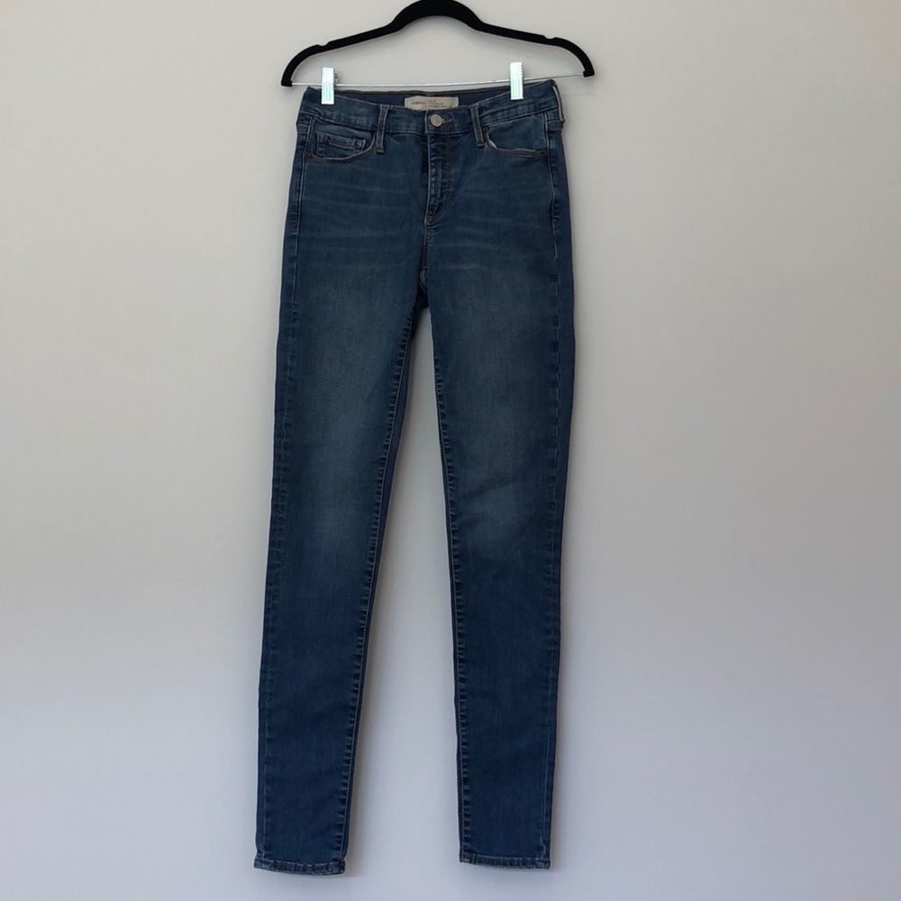 GAP 1969 Tall Skinny Jeans – Dark Wash, Mir Rise, Size 6